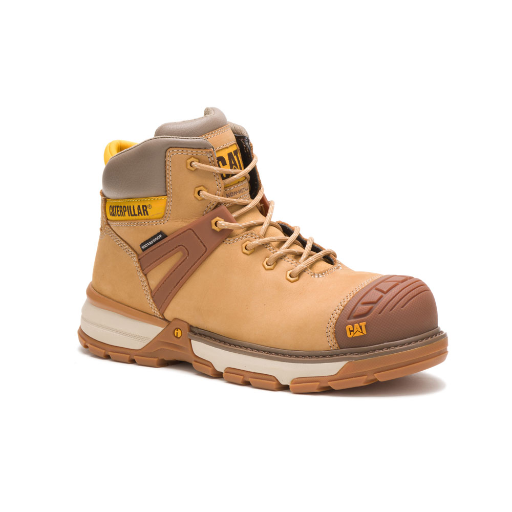 Caterpillar Excavator Superlite Wp Nt Philippines - Mens Safety Boots - Orange 40793ABYG